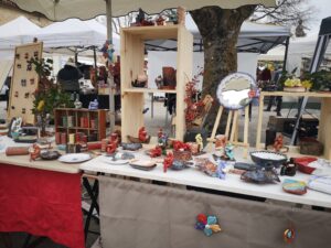 Stand sur les marchés de créateurs